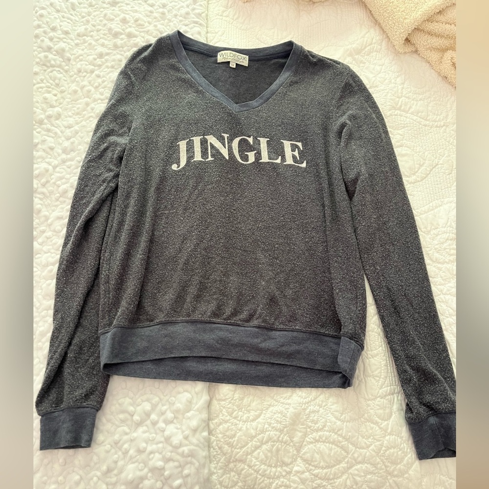 Wildfox Christmas pullover sweatshirt